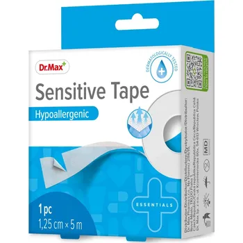 Náplast Dr. Max Sensitive Tape 1,25 cm x 5 m 1 ks