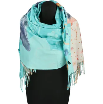 Šála Módní dámská šála Winifre, kocour 1