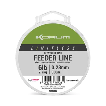 KORUM Limitless Low Stretch Feeder Line 300m průměr: 0,28 mm