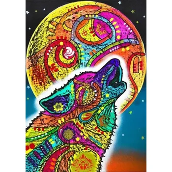 Puzzle BLUEBIRD Puzzle Vyjící vlk 1000 dílků