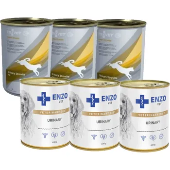 TROVET ASD Urinary Struvite 6x400g + ENZO VET Urinary 6x400g