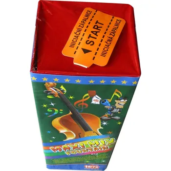 Zábavní pyrotechnika BATERIE FONTÁN - MAXI MIX FOUNTAIN 6 RAN 24/1