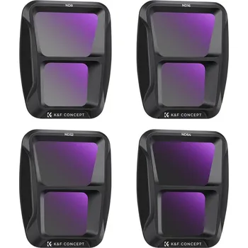 K&F DJI Air 3 ND8, ND16, ND32, ND64 Filters 4pcs Set, Neutral Density Filter Kit