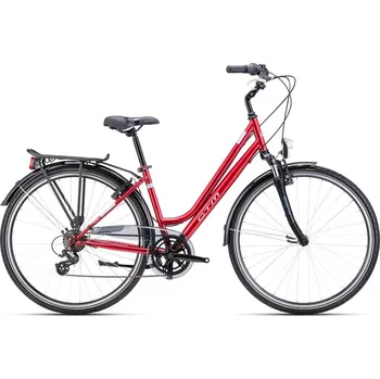 Městské kolo CTM FLORENCE (28") vel.17" matná burgundy 2024