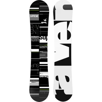 Snowboarding Snowboard Raven Supreme black/green Velikost: 157 cm