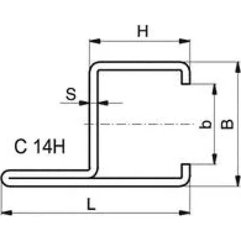 Stavební profil TS C-profil 31x25x20x2 mm pozink 41003