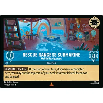 Karetní hra Rescue Rangers Submarine 169/204 - Azurite Sea Typ karty: Non-Holo