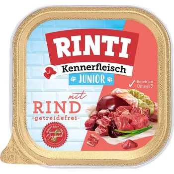 Krmivo pro psa RINTI Kennerfleisch Junior hovězí maso 18 × 300 g
