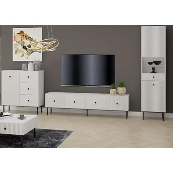 Obývací stěna Obývací sestava ALMONTE bílá/černá