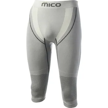 Pánské termo spodky MICO pánské 3/4 kalhoty Odor Zero Grigio Velikost: II (M-L)