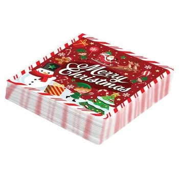 Papírový ubrousek Balení vánočních ubrousků 20 ks, 33x33 cm