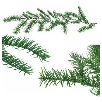 Umělá větvička smrku 58cm zelená, vánoční dekorace