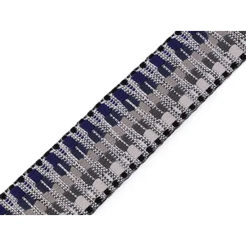 Oboustranný popruh šíře 50 mm Varianta: šedá modrá