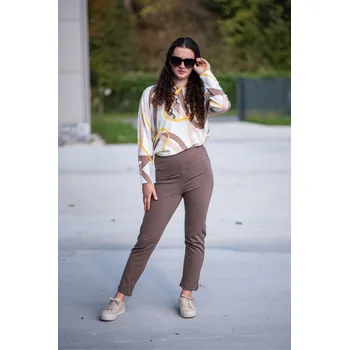 Dámské kalhoty Kalhotové legíny Lamiar 36270 barva: hnědá-fango , velikost: S