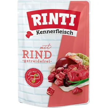 Krmivo pro psa RINTI Kennerfleisch hovězí maso, kapsička 10 × 400 g