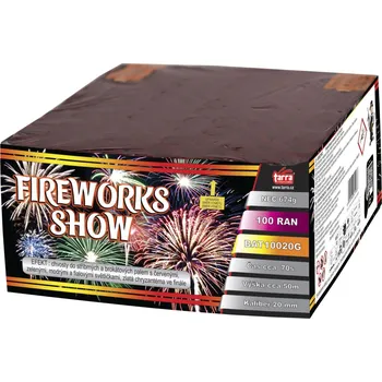 Zábavní pyrotechnika Ohňostroj - BATERIE VÝMETNIC FIREWORKS SHOW 100 RAN 4/1