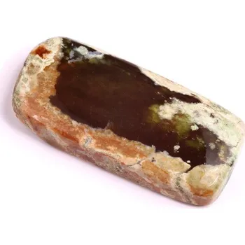 Přírodní kámen Kabošon Chrome Chalcedony č.3167 (39x19x6mm)