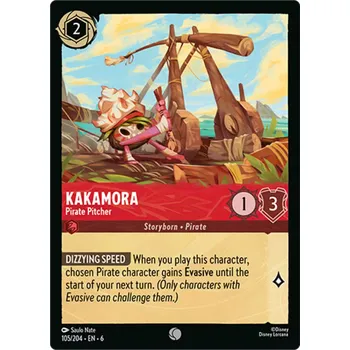 Karetní hra Kakamora 105/204 - Azurite Sea Typ karty: Foil
