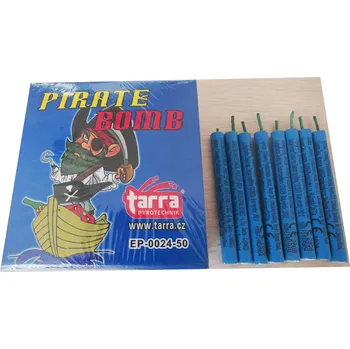 Zábavní pyrotechnika ZÁBLESKOVÁ PETARDA PIRATE BOMB 50 ks 100x50