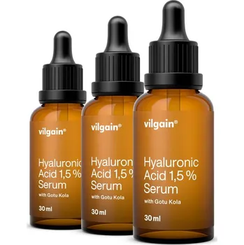 Pleťové sérum Vilgain 1,5 % Hyaluronové sérum – 3× 30 ml