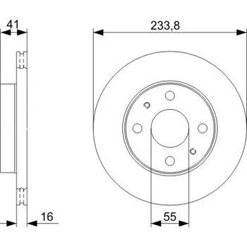 Brzdový kotouč Brzdový kotouč BOSCH 0 986 479 352