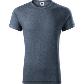Malfini Fusion Pánské triko 163 tmavý denim melír S