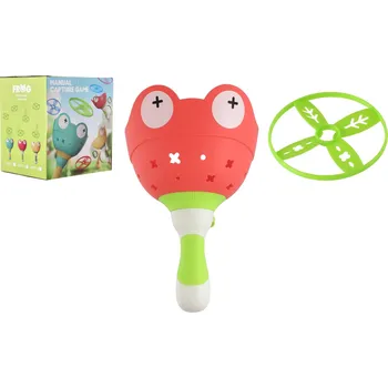 Létající drak Teddies Vystřelovací vrtulka 6ks žába plast 22cm + startér v krabici 14x15x11cm