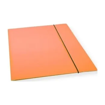 Set školních potřeb Teczka A4 z gumką lakier pomarańcz. 300gsm (10szt)