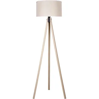 Lampička Duolla - Stojací lampa 1xE27/60W/230V pr. 44 cm krémová/béžová