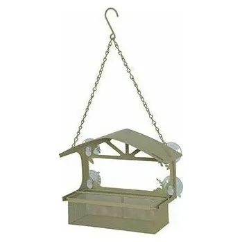 Krmítko pro ptáka Krmítko venkovní WINDOW s přís. kov, zelená Zolux