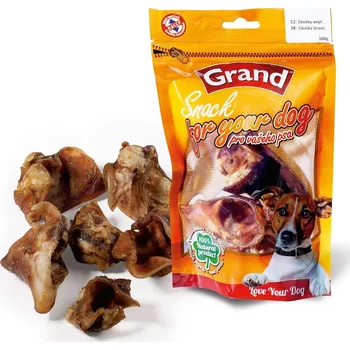 Krmivo pro psa Suš.vepř.záušky 100g/zip