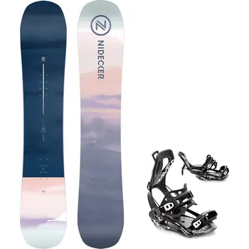 Snowboard Snowboard komplet Nidecker Ora + vázání Fastec FT360 black Velikost: 139 cm, Velikost vázání: S