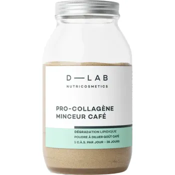 D-Lab Nutricosmetics Pro-Collagen pro redukci váhy a zpevnění pokožky s příchutí kávy Pro-Collagen Slimming Coffee