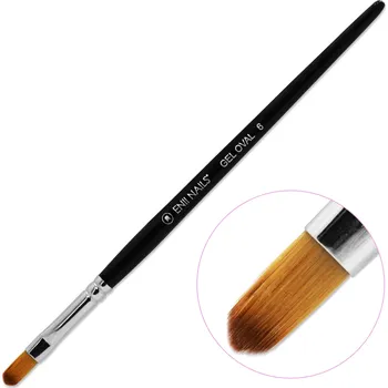 ENII NAILS Štětec na gel - oval 6