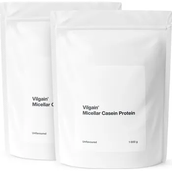 Protein Vilgain Micellar Casein Protein – 2×&nbsp;bez příchutě 1&nbsp;000&nbsp;g - Doprava ZDARMA