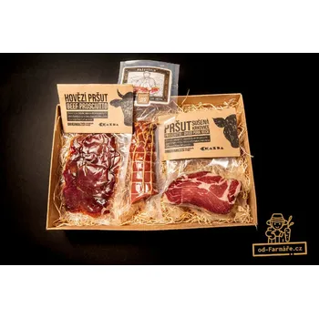Dárkový potravinový koš od-Farmáře.cz - Pršutový balíček