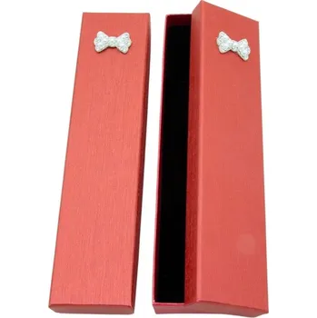 Dárková krabička Mareb Dárková krabička na šperky 4.5 x 20 cm - červená