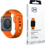 3mk Silicone Watch Strap pro Apple 42/44/45/49 mm Orange