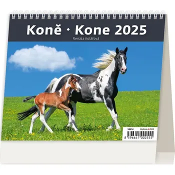 Kalendář MiniMax Koně/Kone Stolní kalendář 2025 (SM14-25)