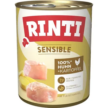 Krmivo pro psa Rinti Sensible kuře s bramborami 6 × 800 g