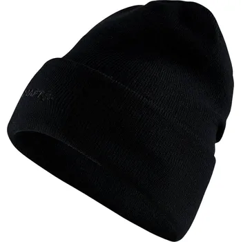 Módní doplněk čepice Craft Core Essence Beanie Černá L/XL