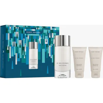 Pánský parfém Issey Miyake Issey Miyake Le Sel d'Issey SET: Toaletní voda 100ml + Sprchový gél 50ml + Sprchový gél 50ml Pre mužov Toaletní voda