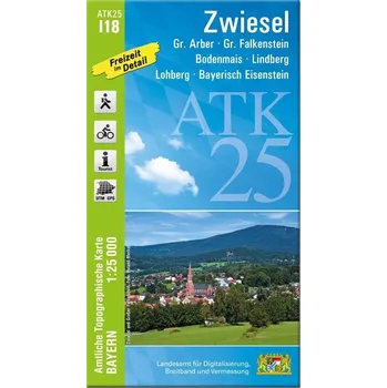 ATK25-I18 Zwiesel (Amtliche Topographische Karte 1:25000) - Landesamt für Digitalisierung, Breitband und Vermessung