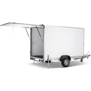 Skříňový přívěs KOBRAS 13.25.15.15.1 zadní víko nahoru