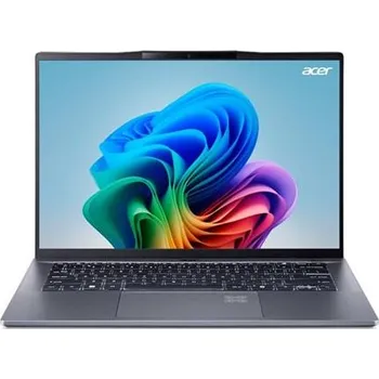 Notebook Acer Swift Go 14 (SFG14-01-X2KK) Copilot+ PC Qualcomm 16GB 1TB SSD 14,5" Win11 Home šedá