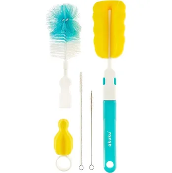 Sada kartáčů na čištění láhví dudlíků a brček Akuku modrá