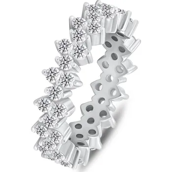 Prsten Brilio Silver Stříbrný prsten se třpytivými zirkony RI137W 58 mm + 2 měsíce na vrácení zboží