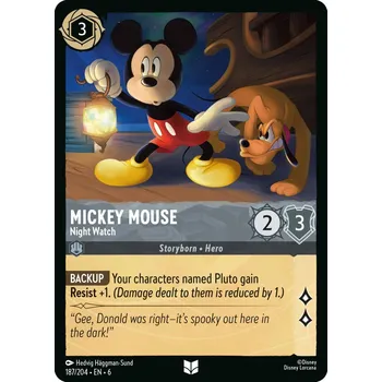 Karetní hra Mickey Mouse 187/204 - Azurite Sea Typ karty: Non-Holo