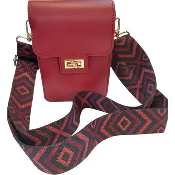 Kabelka David Jones kabelka na telefon červená CM 7294 red