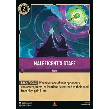 Sběratelská karetní hra Maleficent's Staff 065/204 - Azurite Sea Typ karty: Non-Holo